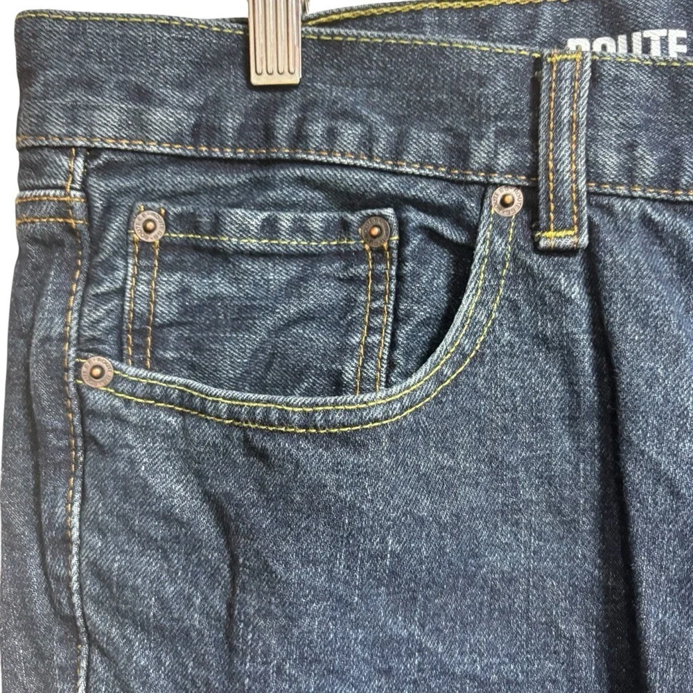 Route 66 Mens RT66 Low Rise Bootcut‎ Jeans 36x34 Denim Pants 5-Pocket Style #682